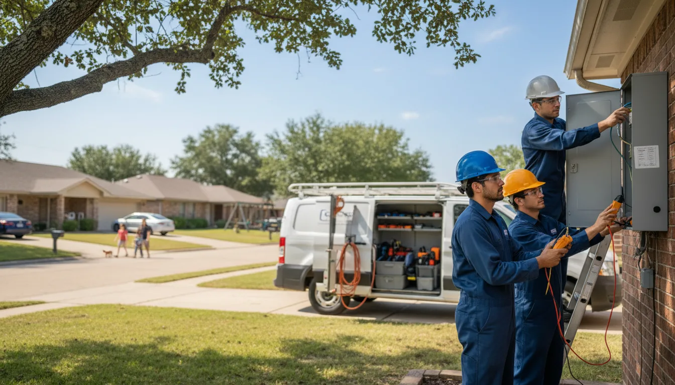Certified electrician providing emergency electrical services in Channelview, TX